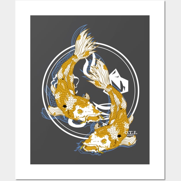 OTE Koi fish Wall Art by OwnTheElementsClothing